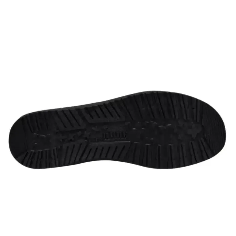 Hey Dude Wally Funk Mono 40011-0XS Men's 9 M Black Slip On Casual Shoes ZOGG3697
